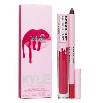 OJAM Online Shopping - Kylie By Kylie Jenner Matte Lip Kit: Matte Liquid Lipstick 3ml + Lip Liner 1.1g - # 503 Bad Lil Thing 2pcs Make Up