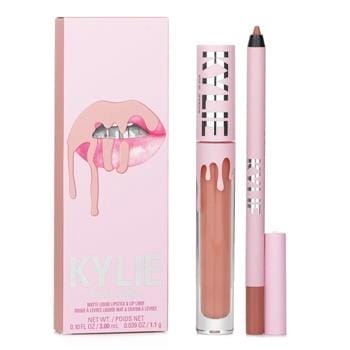 OJAM Online Shopping - Kylie By Kylie Jenner Matte Lip Kit: Matte Liquid Lipstick 3ml + Lip Liner 1.1g - # 700 Bare 2pcs Make Up