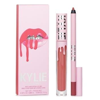 OJAM Online Shopping - Kylie By Kylie Jenner Matte Lip Kit: Matte Liquid Lipstick 3ml + Lip Liner 1.1g - # 704 Sweater Weather 2pcs Make Up