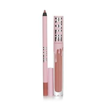 OJAM Online Shopping - Kylie By Kylie Jenner Matte Lip Kit: Matte Liquid Lipstick 3ml + Lip Liner 1.1g - # 802 Candy K Matte 2pcs Make Up