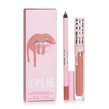 OJAM Online Shopping - Kylie By Kylie Jenner Matte Lip Kit: Matte Liquid Lipstick 3ml + Lip Liner 1.1g - # 802 Candy K Matte (box slightly damage) 2pcs Make Up