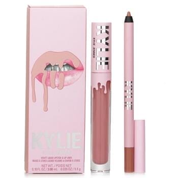 OJAM Online Shopping - Kylie By Kylie Jenner Velvet Lip Kit: Liquid Lipstick 3ml + Lip Liner 1.1g - # 700 Bare 2pcs Make Up