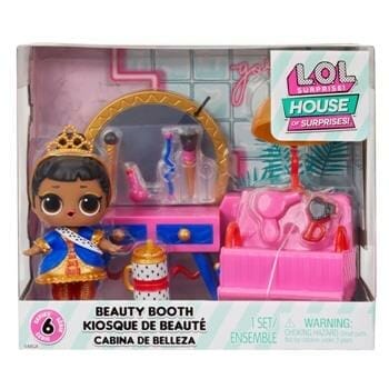 OJAM Online Shopping - L.O.L. HOS Furniture Playset with Doll - Beauty Booth 10x17x15cm Toys