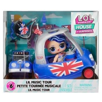 OJAM Online Shopping - L.O.L. Surprise HOS Furniture Playset with Doll - LIL Music Tour 10x17x15cm Toys