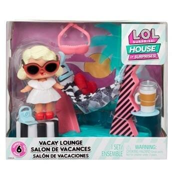 OJAM Online Shopping - L.O.L. Surprise HOS Furniture Playset with Doll - Vacay Lounge 10x17x15cm Toys