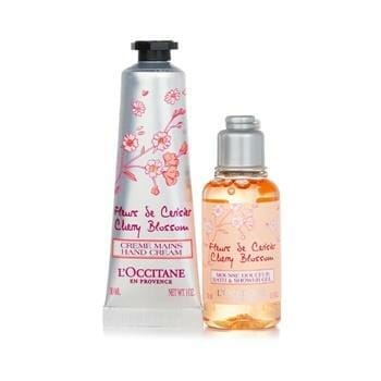 OJAM Online Shopping - L'Occitane Cherry Blossom CE Cracker Contains Set 2pcs Skincare