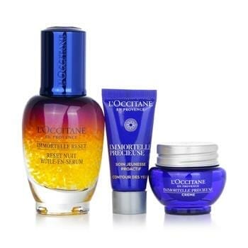 OJAM Online Shopping - L'Occitane Immortelle Reset Face Care Set 3pcs Skincare