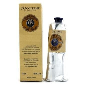 OJAM Online Shopping - L'Occitane Shea Butter Foot Cream (Box Slightly Damaged) 150ml/5.2oz Skincare