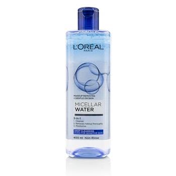 OJAM Online Shopping - L'Oreal 3-In-1 Micellar Water (Deeping Cleansing) - Even For Sensitive Skin 400ml/13.3oz Skincare