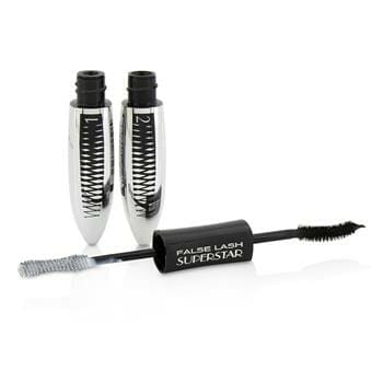 OJAM Online Shopping - L'Oreal False Lash Superstar Mascara - Black 2x6.5ml/0.21oz Make Up