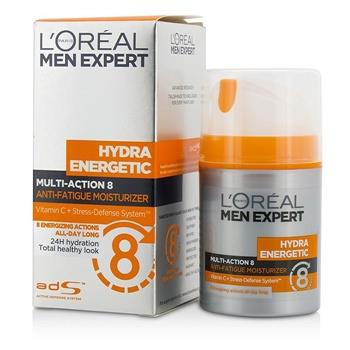 OJAM Online Shopping - L'Oreal Men Expert Hydra Energetic Multi-Action 8 Anti-Fatigue Moisturizer 50ml/1.7oz Men's Skincare
