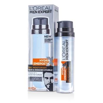 OJAM Online Shopping - L'Oreal Men Expert Hydra Energetic Skin & Designer Stubble Gel Moisturiser (Pump) 78201733 50ml/1.7oz Men's Skincare