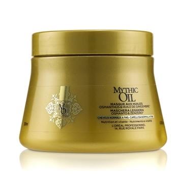 OJAM Online Shopping - L'Oreal Professionnel Mythic Oil Oil Light Masque with Osmanthus & Ginger Oil (Normal to Fine Hair) 200ml/6.76oz Hair Care