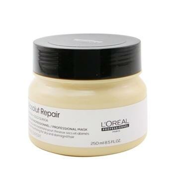 OJAM Online Shopping - L'Oreal Professionnel Serie Expert - Absolut Repair Gold Quinoa + Protein Instant Resurfacing Mask (For Dry and Damaged Hair) 250ml/8.5oz Hair Care