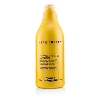 OJAM Online Shopping - L'Oreal Professionnel Serie Expert - Nutrifier Glycerol + Coco Oil Nourishing System Silicone-Free Conditioner 750ml/25.3oz Hair Care