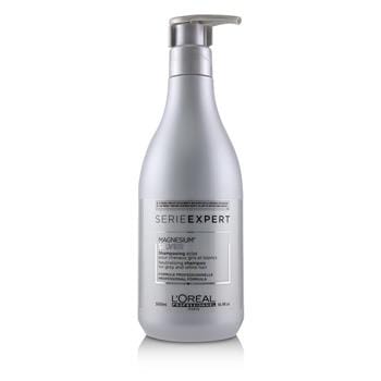 OJAM Online Shopping - L'Oreal Professionnel Serie Expert - Silver Magnesium Neutralising Shampoo (For Grey and White Hair) 500ml/16.9oz Hair Care