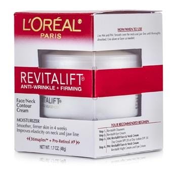 OJAM Online Shopping - L'Oreal RevitaLift Anti-Wrinkle + Firming  Face/ Neck Contour Cream 48g/1.7oz Skincare