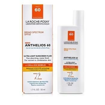 OJAM Online Shopping - La Roche Posay Anthelios 60 Ultra Light Sunscreen Fluid (Normal/ Combination Skin) 50ml/1.7oz Skincare