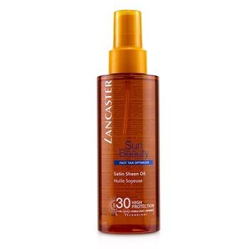 OJAM Online Shopping - Lancaster Sun Beauty Satin Sheen Oil Fast Tan Optimizer SPF30 150ml/5oz Skincare