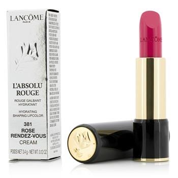 OJAM Online Shopping - Lancome L' Absolu Rouge Hydrating Shaping Lipcolor - # 381 Rose Rendez-Vous (Cream) 3.4g/0.12oz Make Up