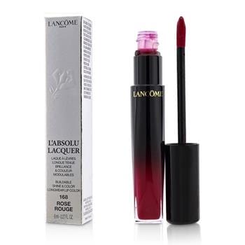 OJAM Online Shopping - Lancome L'Absolu Lacquer Buildable Shine & Color Longwear Lip Color - # 168 Rose Rouge 8ml/0.27oz Make Up