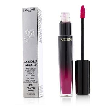 OJAM Online Shopping - Lancome L'Absolu Lacquer Buildable Shine & Color Longwear Lip Color - # 366 Power Rose 8ml/0.27oz Make Up
