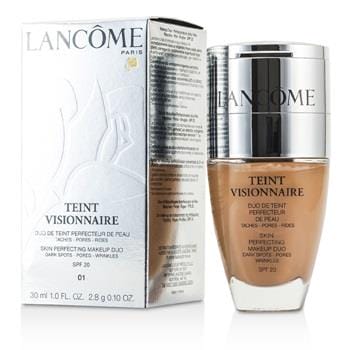 OJAM Online Shopping - Lancome Teint Visionnaire Skin Perfecting Make Up Duo SPF 20 - # 01 Beige Albatre 30ml+2.8g Make Up