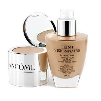 OJAM Online Shopping - Lancome Teint Visionnaire Skin Perfecting Make Up Duo SPF 20 - # 02 Lys Rose 30ml+2.8g Make Up