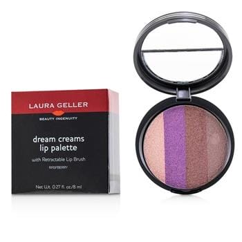 OJAM Online Shopping - Laura Geller Dream Creams Lip Palette With Retractable Lip Brush - #Raspberry 8ml/0.27oz Make Up