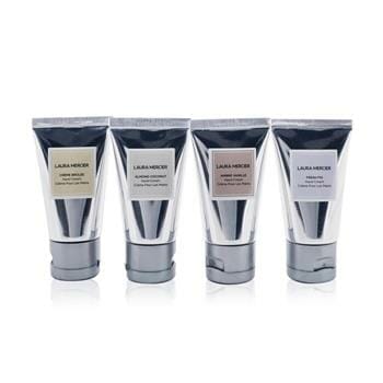 OJAM Online Shopping - Laura Mercier Party Of Four Hand Cream Set: (Fresh Fig + Almond Coconut + Ambre Vanille + Creme Brulee) Hand Cream 30ml 4x 30ml/1oz Skincare