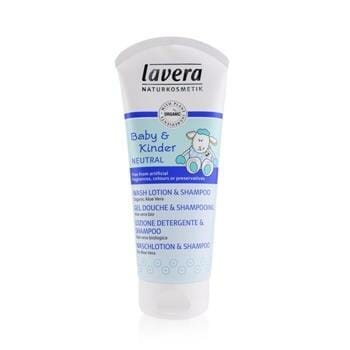 OJAM Online Shopping - Lavera Baby & Kinder Neutral Wash Lotion & Shampoo (Exp. Date 08/2022) 200ml/6.6oz Skincare