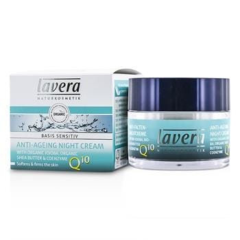 OJAM Online Shopping - Lavera Basis Sensitiv Q10 Anti-Ageing Night Cream 50ml/1.6oz Skincare