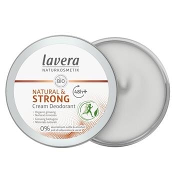 OJAM Online Shopping - Lavera Natural & Strong Cream Deodorant - With Organic Ginseng 50ml/1.7oz Skincare