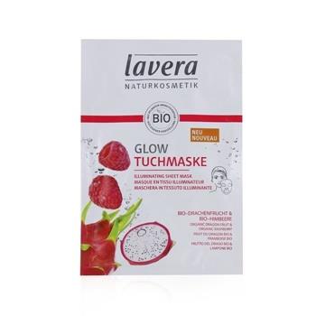 OJAM Online Shopping - Lavera Sheet Mask - Illuminating (With Organic Dragon Fruit & Organic Raspberry) 1sheet Skincare