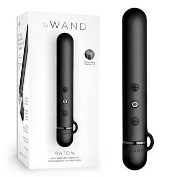 OJAM Online Shopping - Lewand Baton Vibrater - # Black 1pc Sexual Wellness