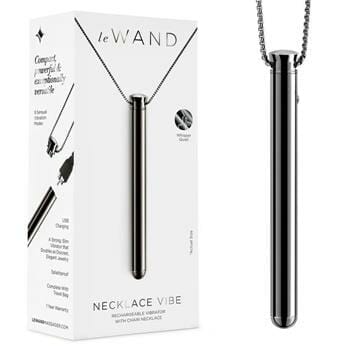OJAM Online Shopping - Lewand Vibrating Necklace - # Black 1 pc Sexual Wellness