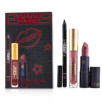 OJAM Online Shopping - Lipstick Queen Kiss From A Rose Full Size Lip Trio : (1x Lip Liner