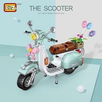 OJAM Online Shopping - Loz LOZ Creator - Scooter Building Bricks Set 15 x 20 x 8cm Toys