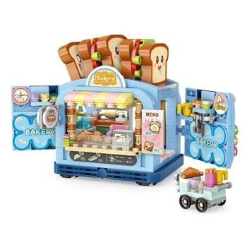 OJAM Online Shopping - Loz LOZ Dream Amusement Park Series - Open Bakery Shop 13.5 x 18 x 8cm Toys