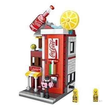 OJAM Online Shopping - Loz LOZ Mini Blocks - Convenience Store Building Bricks Set 20 x 17 x 5 cm Toys