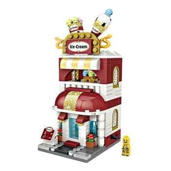 OJAM Online Shopping - Loz LOZ Mini Blocks - Ice Cream Shop Building Bricks Set 20 x 17 x 5 cm Toys