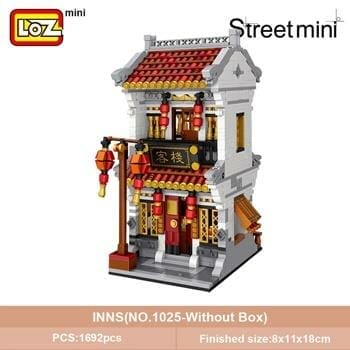 OJAM Online Shopping - Loz LOZ Mini Blocks - Inn Building Bricks Set 42 x 30 x 5 cm Toys