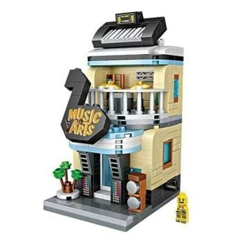 OJAM Online Shopping - Loz LOZ Mini Blocks - Musical Instrument Store Building Bricks Set 20 x 17 x 5 cm Toys