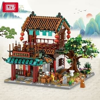 OJAM Online Shopping - Loz LOZ Mini Blocks - Qingming river map Building Bricks Set 40 x 28 x 9.5cm Toys
