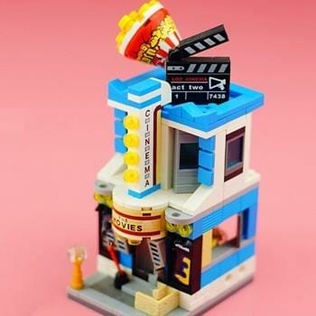 OJAM Online Shopping - Loz LOZ Mini Blocks - Theater Building Bricks Set 19.5 x 16.5 x 4 Toys