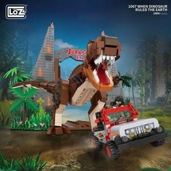OJAM Online Shopping - Loz LOZ Mini Blocks - When Dinosaurs Ruled The Earth Building Bricks Set 40 x 28 x 9.5cm Toys