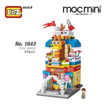 OJAM Online Shopping - Loz LOZ Street Series - Toys Shop Building Bricks Set 19.5x16.5x4.5cm Toys