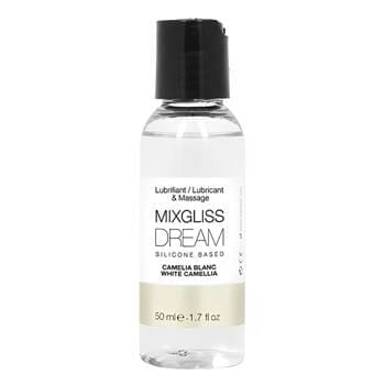OJAM Online Shopping - MIXGLISS Dream 2 in 1 Silicone Based Lubricant & Massage - White Camellia 50ml / 1.7oz Health