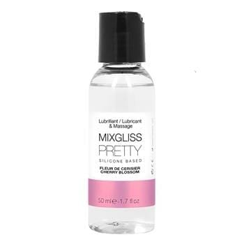 OJAM Online Shopping - MIXGLISS Pretty 2 In 1 Silicone Based Lubricant & Massage - Cherry Blossom 50ml / 1.7oz Health