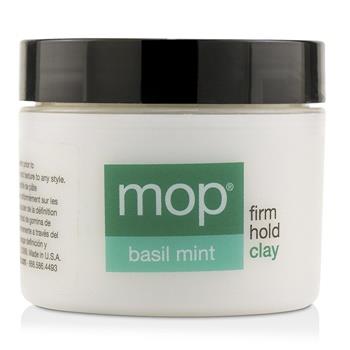 OJAM Online Shopping - MOP MOP Basil Mint Firm Hold Clay 58g/2oz Hair Care